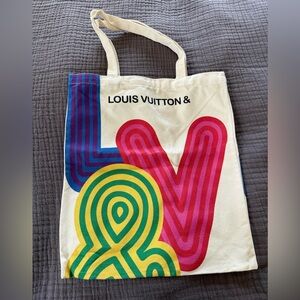 NWOT RARE Limited Edition - Louis Vuitton Canvas Eco Tote Bag!